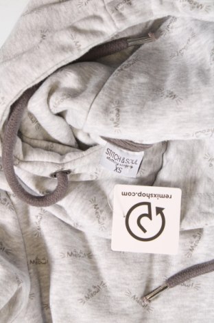 Herren Sweatshirt Stitch & Soul, Größe XS, Farbe Grau, Preis € 10,09