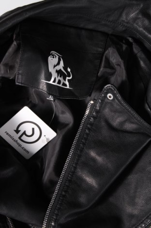 Ανδρικό δερμάτινο μπουφάν, Μέγεθος XL, Χρώμα Μαύρο, Τιμή 28,79 €