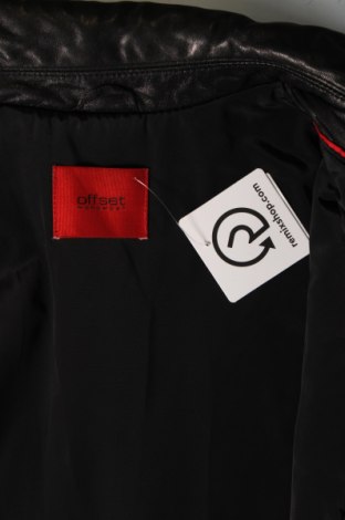 Ανδρικό δερμάτινο μπουφάν, Μέγεθος XL, Χρώμα Μαύρο, Τιμή 66,19 €