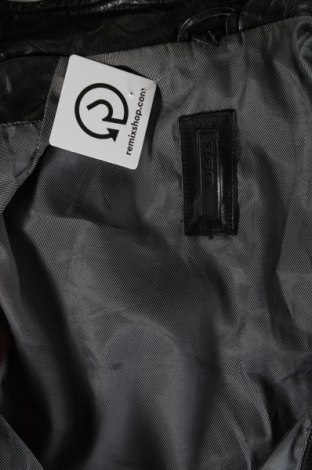 Ανδρικό δερμάτινο μπουφάν, Μέγεθος S, Χρώμα Μαύρο, Τιμή 66,19 €