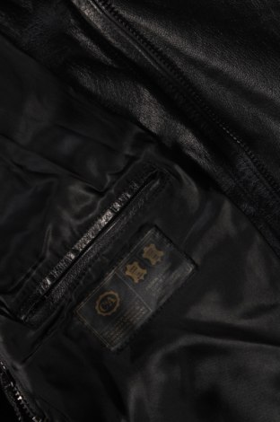 Ανδρικό δερμάτινο μπουφάν, Μέγεθος L, Χρώμα Μαύρο, Τιμή 66,19 €