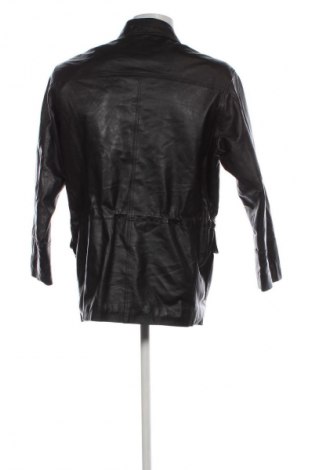 Ανδρικό δερμάτινο μπουφάν, Μέγεθος M, Χρώμα Μαύρο, Τιμή 62,88 €