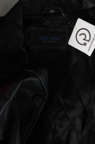 Ανδρικό δερμάτινο μπουφάν, Μέγεθος XXL, Χρώμα Μαύρο, Τιμή 66,19 €