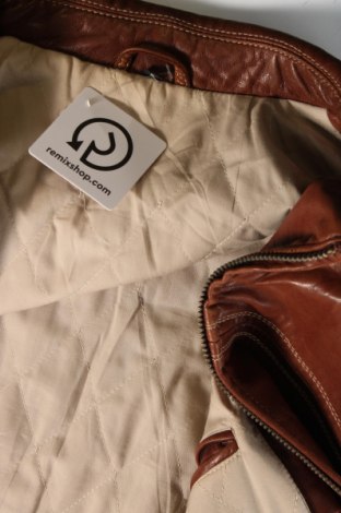 Pánska kožená bunda , Veľkosť S, Farba Hnedá, Cena  60,67 €
