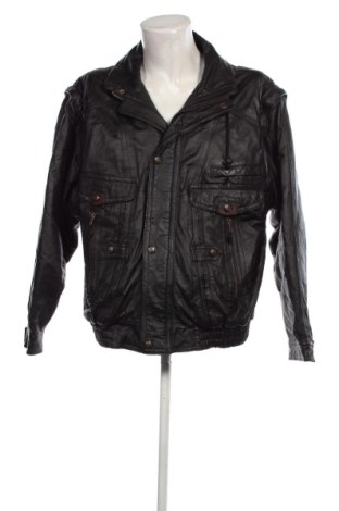 Pánska kožená bunda , Veľkosť L, Farba Čierna, Cena  57,64 €
