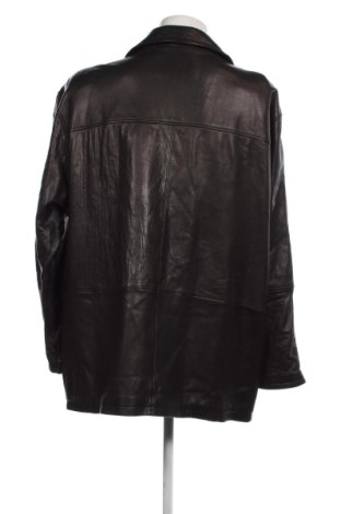 Мъжко кожено яке, Размер XXL, Цвят Черен, Цена 107,00 лв.