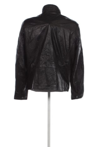 Ανδρικό δερμάτινο μπουφάν Angelo Litrico, Μέγεθος XL, Χρώμα Μαύρο, Τιμή 66,19 €