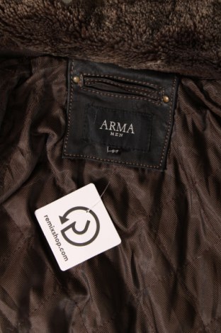 Ανδρικό δερμάτινο μπουφάν Arma, Μέγεθος XL, Χρώμα Καφέ, Τιμή 372,37 €