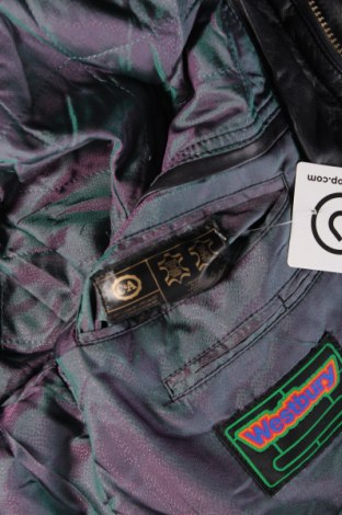 Pánská kožená bunda  C&A, Velikost M, Barva Černá, Cena  1 706,00 Kč