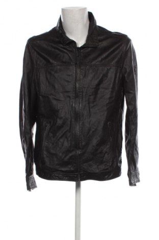 Ανδρικό δερμάτινο μπουφάν Carlo Colucci, Μέγεθος XXL, Χρώμα Μαύρο, Τιμή 139,79 €