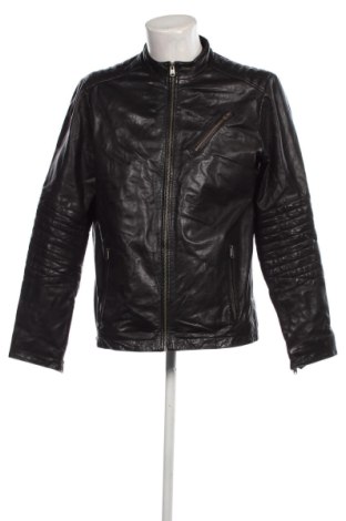 Pánska kožená bunda  Core By Jack & Jones, Veľkosť XL, Farba Čierna, Cena  77,68 €