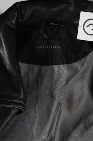Pánska kožená bunda  Giorgio, Veľkosť L, Farba Čierna, Cena  60,67 €