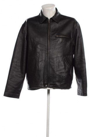 Ανδρικό δερμάτινο μπουφάν H&M L.O.G.G., Μέγεθος L, Χρώμα Μαύρο, Τιμή 66,19 €