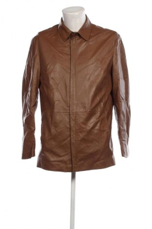 Pánska kožená bunda  Hugo Boss, Veľkosť L, Farba Hnedá, Cena  324,27 €