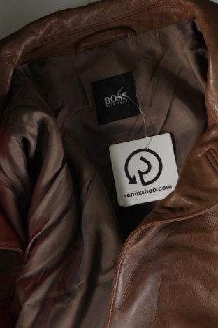 Pánská kožená bunda  Hugo Boss, Velikost L, Barva Hnědá, Cena  9 597,00 Kč