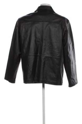 Ανδρικό δερμάτινο μπουφάν Mangoon, Μέγεθος XL, Χρώμα Μαύρο, Τιμή 66,19 €