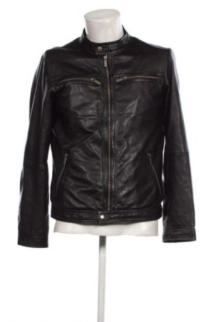 Pánska kožená bunda  Manguun, Veľkosť M, Farba Čierna, Cena  27,78 €