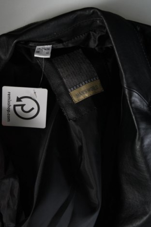 Pánska kožená bunda  Man's World, Veľkosť L, Farba Čierna, Cena  60,67 €