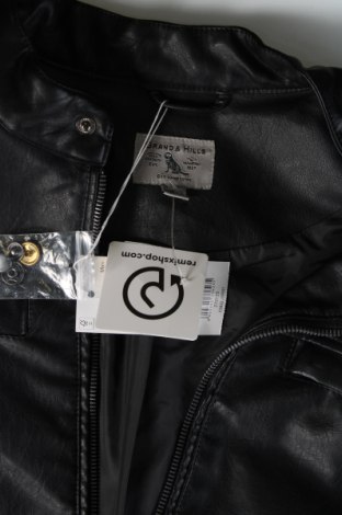 Pánská kožená bunda  Oviesse, Velikost L, Barva Černá, Cena  1 088,00 Kč