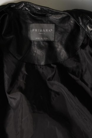 Ανδρικό δερμάτινο μπουφάν Primark, Μέγεθος S, Χρώμα Μαύρο, Τιμή 30,31 €