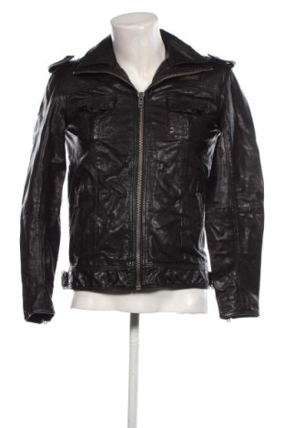 Herren Lederjacke Superdry, Größe S, Farbe Schwarz, Preis € 74,64