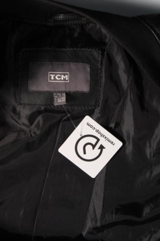 Ανδρικό δερμάτινο μπουφάν TCM, Μέγεθος M, Χρώμα Μαύρο, Τιμή 66,19 €