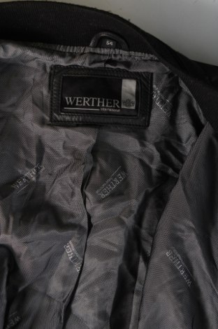 Ανδρικό δερμάτινο μπουφάν Werther, Μέγεθος XL, Χρώμα Μαύρο, Τιμή 39,59 €