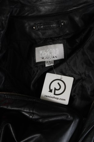 Мъжко кожено яке Wilsons Leather, Размер XXL, Цвят Черен, Цена 324,00 лв.