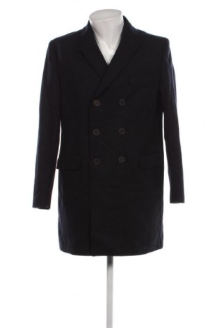 Ανδρικά παλτό Dressmann, Μέγεθος L, Χρώμα Μπλέ, Τιμή 35,38 €