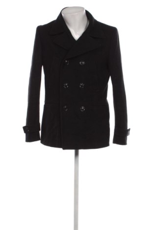 Мъжко палто H&M, Размер L, Цвят Черен, Цена 66,34 лв.