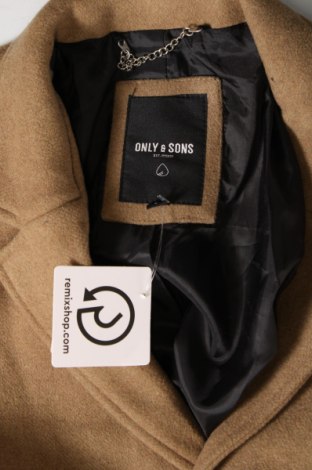 Férfi kabát Only & Sons, Méret L, Szín Bézs, Ár 17 645 Ft