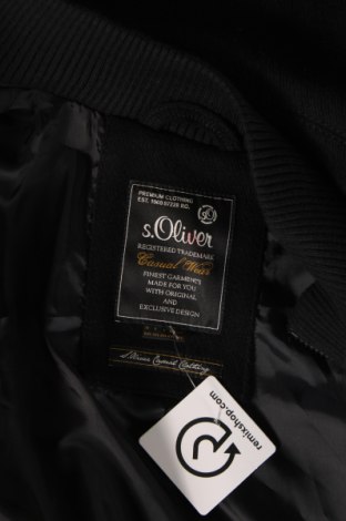 Мъжко палто S.Oliver, Размер XXL, Цвят Черен, Цена 59,80 лв.