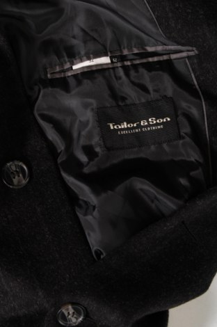 Мъжко палто Tailor & Son, Размер L, Цвят Сив, Цена 69,55 лв.