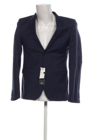Ανδρικό σακάκι Marlane, Μέγεθος M, Χρώμα Μπλέ, Τιμή 82,11 €