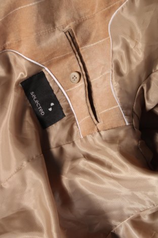 Ανδρικό σακάκι Selected, Μέγεθος L, Χρώμα  Μπέζ, Τιμή 45,44 €
