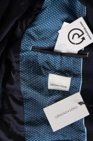 Ανδρικό σακάκι Sondag & Sons, Μέγεθος M, Χρώμα Μπλέ, Τιμή 19,84 €