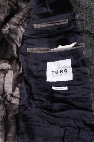 Herren Sakko Turo, Größe L, Farbe Grau, Preis € 9,49