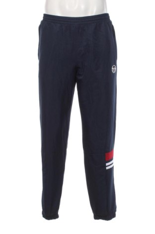 Pantaloni trening de bărbați Sergio Tacchini, Mărime M, Culoare Albastru, Preț 180,92 Lei