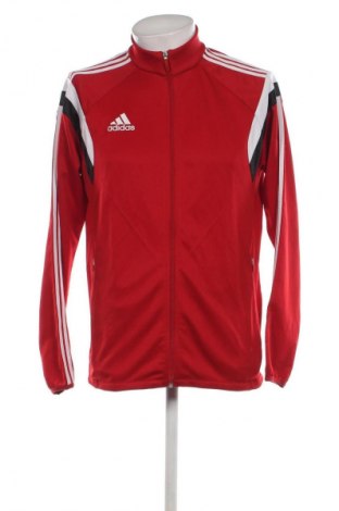 Ανδρική αθλητική ζακέτα Adidas, Μέγεθος M, Χρώμα Κόκκινο, Τιμή 28,21 €