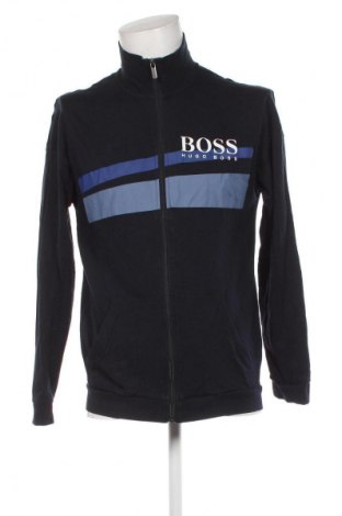 Bluză trening de bărbați Hugo Boss, Mărime L, Culoare Albastru, Preț 358,55 Lei