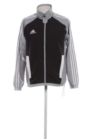 Herrenjacke Adidas, Größe L, Farbe Grau, Preis € 17,61