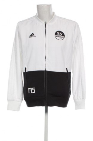 Ανδρικό μπουφάν Adidas, Μέγεθος L, Χρώμα Λευκό, Τιμή 45,77 €
