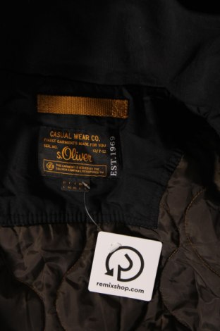 Ανδρικό μπουφάν S.Oliver, Μέγεθος L, Χρώμα Μαύρο, Τιμή 44,60 €