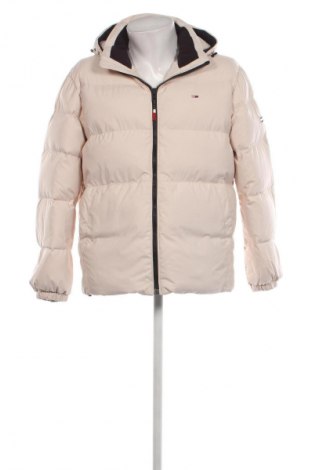 Herrenjacke Tommy Jeans, Größe L, Farbe Ecru, Preis € 130,49