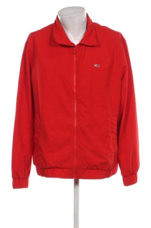 Herrenjacke Tommy Jeans, Größe XL, Farbe Rot, Preis 62,49 €