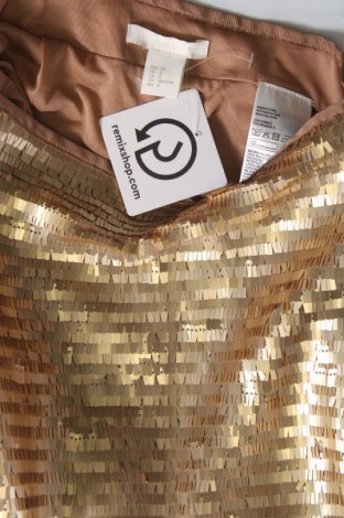 Rock H&M, Größe XS, Farbe Golden, Preis € 7,85