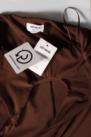 Kleid Cotton On, Größe XS, Farbe Braun, Preis € 9,48