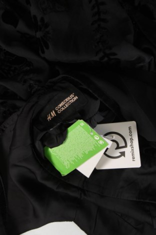Рокля H&M Conscious Collection, Размер XS, Цвят Черен, Цена 23,92 лв.