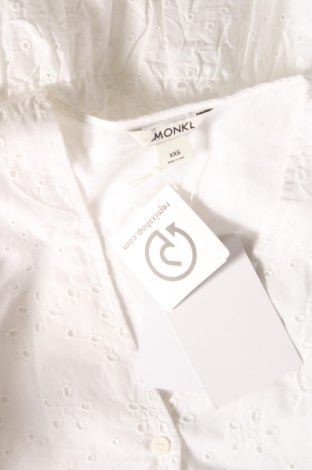 Kleid Monki, Größe XXS, Farbe Weiß, Preis € 14,38