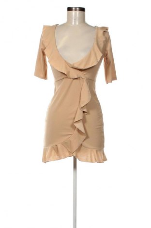 Kleid Pretty Little Thing, Größe S, Farbe Beige, Preis € 13,04